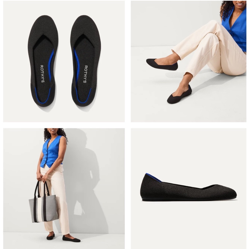 Rothy’s The Flat Black Size 6.5